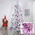thumbnail image 2 of Pisexur 45PCS Christmas Ball Ornaments Set - Assorted Shatterproof Hanging Tree Ornament Set with Reusable Hand-held Gift Package for Xmas Tree Holiday Party and Home Decor, 2 of 9