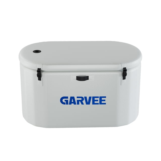 GloryStar 248 Gallon Ice Bath Tub, Inflatable Cold Plunge with Insulated Lid, Portable and Chiller-Compatible for Athlete Recovery