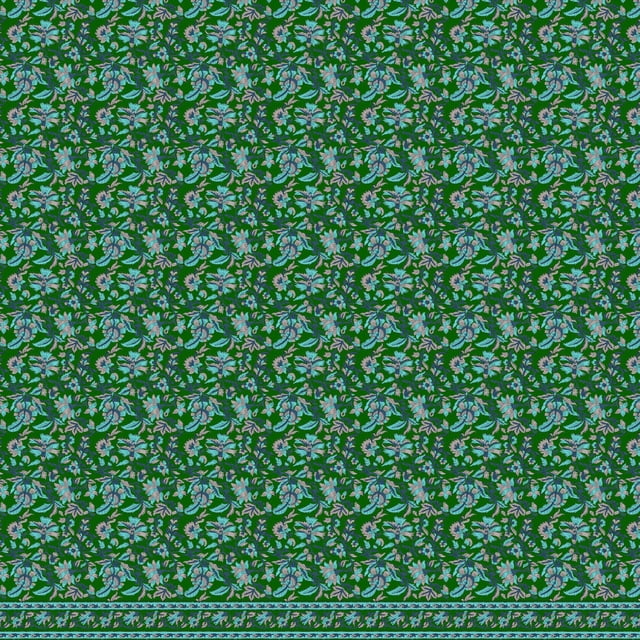 Soimoi Rayon Fabric Artistic Leaves & Flower Panel Print Fabric by Yard 56 Inch Wide