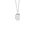 thumbnail image 2 of Angara Collier en Diamant Naturel - Collier Solitaire en Diamant Rond Serti Clos en Platine pour Femmes, 2 of 10