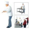 thumbnail image 3 of 1:64 Scale Chef Scene Diorama Chef Grey 3, 3 of 8