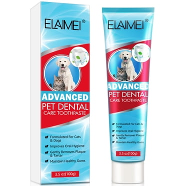 hnowkn Dog Toothpaste, 3.5 oz - Dog Toothpaste for Puppies and Adult Dogs, Pet Toothpaste, Dog Dental Care and Clean Dog Teeth