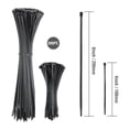 thumbnail image 1 of WorkPro Assorted 4 inch and 8 inch Cable Ties 300 Piece, 1 of 5