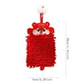 thumbnail image 3 of TIMIFIS Bath Towels Hand Towel Hangable Absorbent Towel Household Kitchen Bathroom Rag Handkerchiefs Hand Wipes, 3 of 3