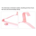 thumbnail image 2 of 30 Pcs Clothes Hangers Hook Design Anti Skid Environmentally Friendly Metal Hangers for Home Use Pink Blue Random, 2 of 7