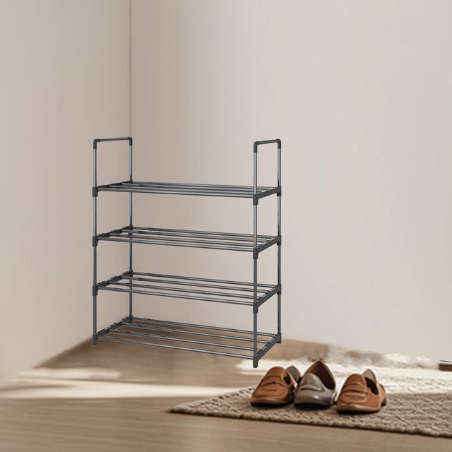 GFHFHITJ Étagère à Chaussures Étagère à Chaussures Très Grande Étagère de Rangement pour Chaussures Étagère de Rangement pour Chaussures Étagère à Chaussures Robuste pour Garde-Robes Garages et Couloirs Étagère à Chaussures Empilable pour Entrée
