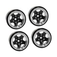 thumbnail image 4 of Milaget 4 Pieces 1.3 Inches Beadlock Wheel Rim for FMS Ascent-18 1: 18 RC Car Sturdy Black, 4 of 9