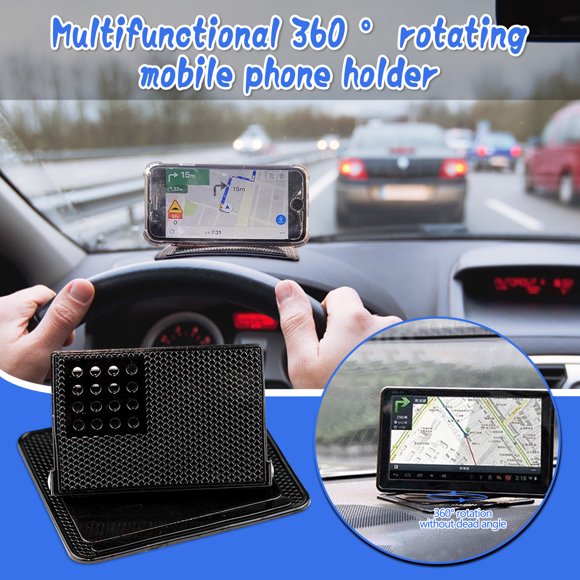 cpengpj Clearance 360 Degree Rotating Car Phone Universal Navigation GPS Anti-slip Pad Car Phone
