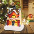 thumbnail image 2 of jifeng LED Christmas Village House Scene Buildings Collectible Decoration Figurines for A, 2 of 8