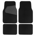 thumbnail image 1 of 4PC CARPET CAR MAT TUFTED BLACK, 1 of 3