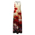 thumbnail image 2 of Innerwin Longues Robes Maxi à Imprimé Floral pour Femmes, Robe d'Été de Plage, Vacances, Sans Manches, Robe Débardeur Hawaïenne Style F L, 2 of 5