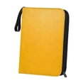 thumbnail image 4 of HILABEE 9 Pocket Binder Binder Photocard Zipper Portable Waterproof Trading Card Yellow A, 4 of 9