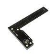 thumbnail image 3 of Carpenter Square Measuring Layout Tool Professional Marking Tool 90 Degree Ruler Black 250mm, 3 of 9