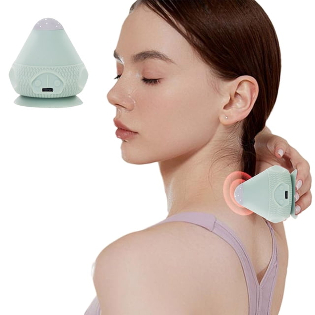 RKSTN Manual Back Massagers Vibration Hot Compress Massage Ball Massager Green Kitchen Gadgets