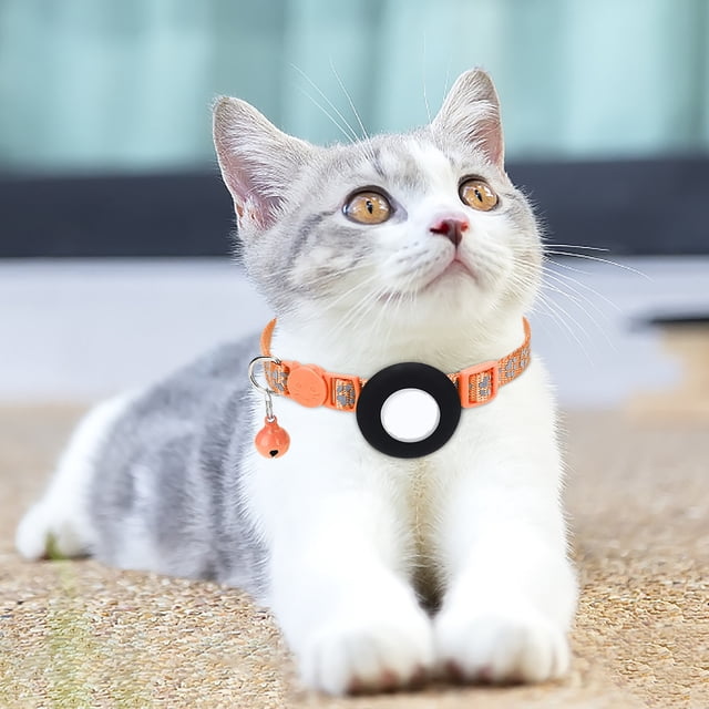 CEHVOM Collar With Bell Reflective Collar Address Pendant With Film Clearance