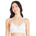 thumbnail image 1 of No Boundaries Women's Strappy Cami Bra, 1 of 3