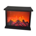 thumbnail image 2 of S SERENABLE Fireplace Lantern Decorative Portable Fireplace Flameless Fire Light Realistic Flame Atmosphere Light LED Flame Room Decor, 2 of 9