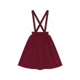 thumbnail image 2 of Girls Dress Wine Red Suspender Skirt School Uniform 6 Years, 2 of 3