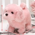 thumbnail image 3 of WLOELOEW Pink Simulation Puppy Pet Toy Dog Can Walk And Call Toy Dog Children’S Gift, 3 of 3