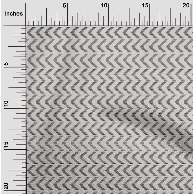 oneOone Viscose Chiffon Fabric Chevron Ikat Decor Fabric Printed BTY 42 Inch Wide