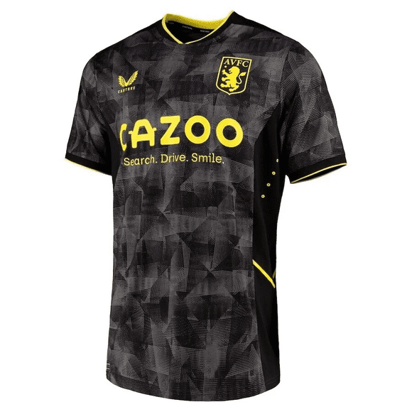 Official Aston Villa Third Pro Jersey 2022/2023 Black/Yellow | S