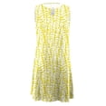 thumbnail image 4 of Weiqiqre Robes pour Femmes en Solde, Mode Femmes Décontracté Élégant Col Rond Robes Imprimées Été Robe Sans Manches à Enfiler, 4 of 5