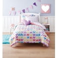 thumbnail image 1 of Mainstays Kids Hearts Bed in a Bag, 1 of 6