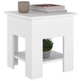 thumbnail image 2 of vidaXL Coffee Table White 40x40x42 cm Engineered Wood, 2 of 4