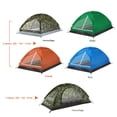 thumbnail image 5 of Camping Tent for 2 Person Single Layer Outdoor Portable Beach Tent Green-M, 5 of 5