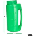 thumbnail image 3 of CHUANK Ice Melt Salt Spreader Handheld Shaker for Lawn Seed  Salt  Ice Melt  Calcium  Deicer Shaker 2 Liter  Adjustable Hole Size  Handy for Fertilizer Lawn Seed Salt to Deice, 3 of 9
