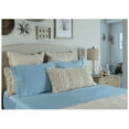 thumbnail image 2 of Comfy Bamboo World Ensemble de Draps Brodés 9900 Series, Taille Double, Bleu, 2 of 5