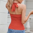 thumbnail image 4 of AherBiu Womens Square Neck Tank Tops Knit Ribbed Seamless Workout Tops Summer Slim Fitting Sleeveless Shirts, 4 of 8