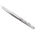 thumbnail image 3 of Stainless Steel Tweezers, Scientific  Forceps Straight Medium Point Clamp For Jewelry Making, DIY Crafts Hobby, , Coin  Tongs, 3 of 8
