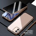 thumbnail image 2 of Anti-Peeping Full Body Mobile Phone Case Clear Tempered Glass Privacy Cover For Iphone12/Pro/Pro Max, 2 of 7