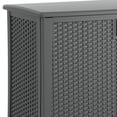 thumbnail image 4 of Suncast Coffre de Rangement Extérieur pour Terrasse avec Tablette Ajustable, (Lot de 3), 4 of 10