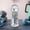 White, variant on 1.5 Liter Spacious Sports Water Bottle with Straw, Leakproof Shatterproof, Built-in Handle Doubles as Phone Stand, Measurement Markings, 1-Pack