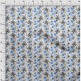thumbnail image 4 of oneOone Cotton Jersey Blue Fabric Sea Life Pattern Craft Projects Decor Fabric Printed By The Yard 58 Inch Wide, 4 of 5