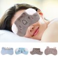 thumbnail image 2 of Coofit Sleep Mask Soft Cute Cartoon Plush Sleep Eyeshade Eye Sleep Cover Eye Mask, 2 of 10