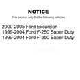 thumbnail image 2 of SIM Rear Semi-Metallic Disc Brake Pads SIM-757 for Car Ford F-350 Super Duty F-250 Excursion, 2 of 8