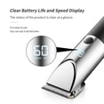 thumbnail image 4 of FlyFlise Pets Hair Trimmer Dog Cat Electric Shaver Set with LED Power Display/4 Guard Combs/2-Speed, 4 of 8