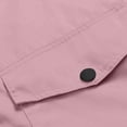 thumbnail image 4 of CEHVOM Women Solid Rain Jacket Outdoor Plus Size Waterproof Hooded Raincoat Windproof Clearance, 4 of 4