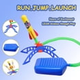 thumbnail image 4 of PENGXIANG Kid Air Rocket Launcher Toy Gift + 6 Foam Rockets for Boy Girl Age 3+, 4 of 8