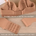 thumbnail image 3 of Timegard Seamless Bras for Women Adjustable Strap Full Support Comfort Breathable Push up Daily Bras, 3 of 6