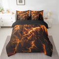 thumbnail image 2 of Erosebridal Thunder Lightning Bedding Sets King Size, Geometry Abstract Comforter Sets with Sheets, Neon Glowing Reversible Bed Set, Breathable Room Decorative, 7 Pieces, 2 of 5