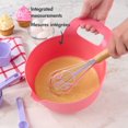 thumbnail image 2 of Way to Celebrate 3QT Mixing Bowl, Dark Pink, 2 of 8