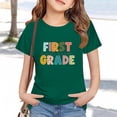 thumbnail image 2 of LIJCC Garçons Filles Premier Jour de Première Année Rentrée des Classes T-Shirt en Coton T-Shirt à Manches Courtes Haut T-Shirt à Imprimé Lettres Haut de Rentrée, 2 of 5