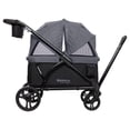thumbnail image 1 of Baby Trend Navigator® 2-in-1 Stroller Wagon with 2 Built-in Seats, Adjustable Dual Canopies, and Push/Pull Modes.  110 lb Capacity, 1 of 9