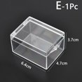 thumbnail image 1 of Boîte en Plastique Transparente Rectangulaire pour Spécimen ct, Boîtes de Rangement de Bureau, 1 of 11