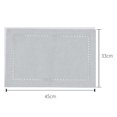 thumbnail image 3 of Rongfmy Heat Resistant Placemat Dual Sided Handmade Washable Table Mats for Birthday light gray, 3 of 3