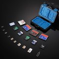 thumbnail image 4 of Amdohai PULUZ Étui de Rangement Étanche pour Lecteur de Cartes Mémoire USB CF TF Protecteur de Cartes SIM pour Tablette Ordinateur Portable & Téléphone Intelligent Android PU5002, 4 of 7